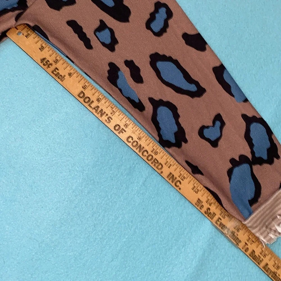 MISSLOOK scooped neck long sleeve sweater bold animal print fringe hems size 2X - Picture 11 of 11